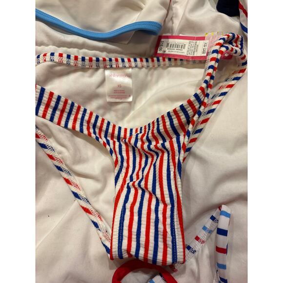 Red white and blue extra small bikini set - Picture 3 of 6